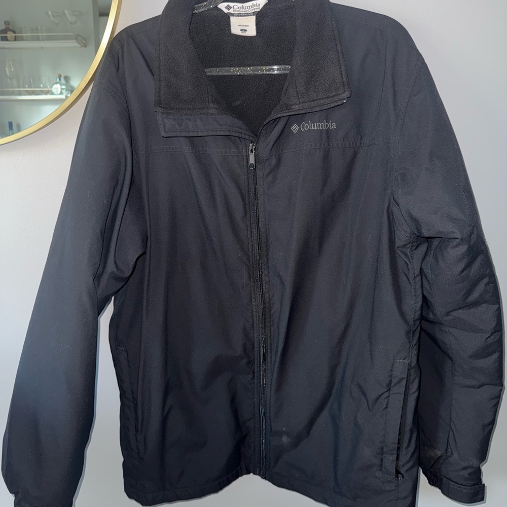 Columbia winter Men's Black Jacket Sz L